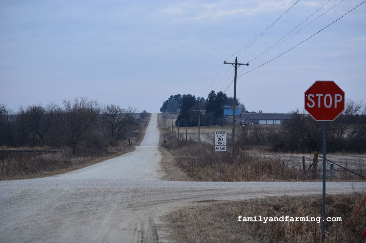 Iowa Country Road