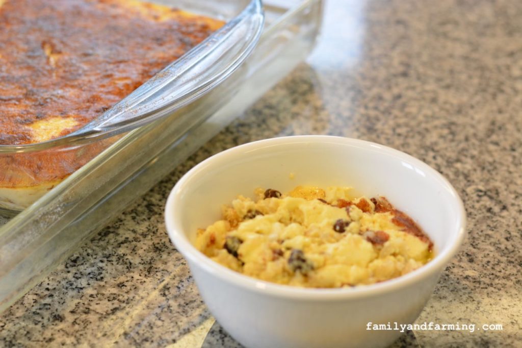 Raisin Rice Pudding with Brown Rice