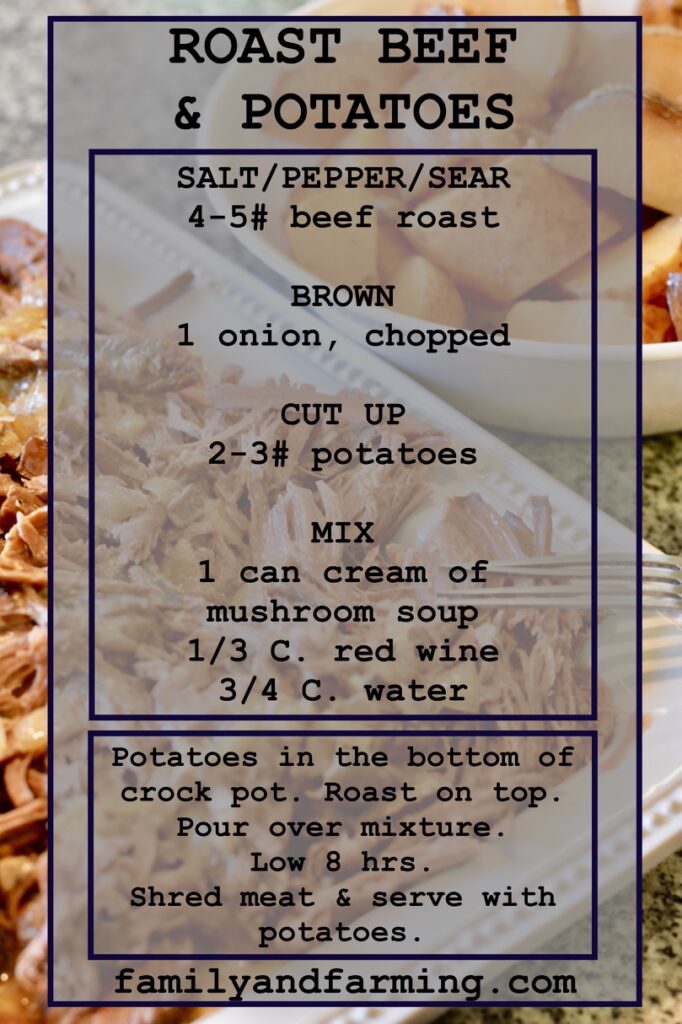 Easy Roast Beef and Potatoes Recipe